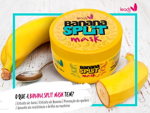 Banana Split Leads Care Máscara Banana Split Leads Care Máscara